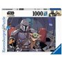 Puzzle Ravensburger, o Mandaloriano 1000 peças