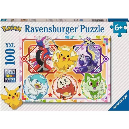 Pokémon quebra-cabeça Ravensburger 6+ 100 peças