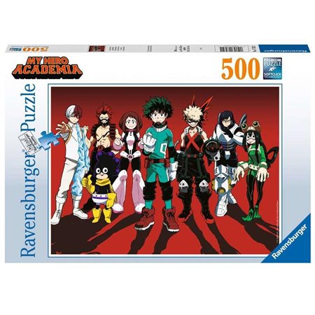 Ravensburger meu herói academia quebra-cabeça 500 pontos