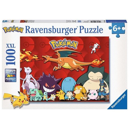 Pokémon quebra-cabeça Ravensburger 6+ 100 peças