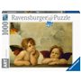 Quebra-cabeça Ravensburger Raffaello: Cherubini 1000 peças