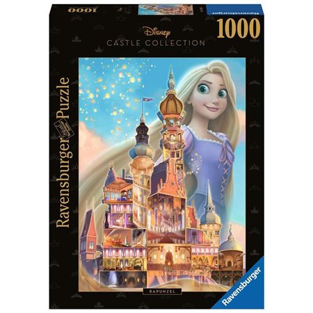 Quebra-cabeça Ravensburger Disney Castles - Rapunzel 1000 peças