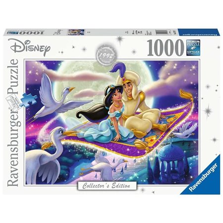 Quebra-cabeça edição de colecionador Ravensburger Disney - aladin 1000 peças