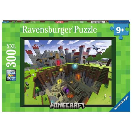 Quebra-cabeça Ravensburger Minecraft 9+ 300 peças