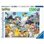 Quebra-cabeça clássico do Pokémon Ravensburger 1500 peças