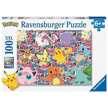 Pokémon quebra-cabeça Ravensburger 6+ 100 peças