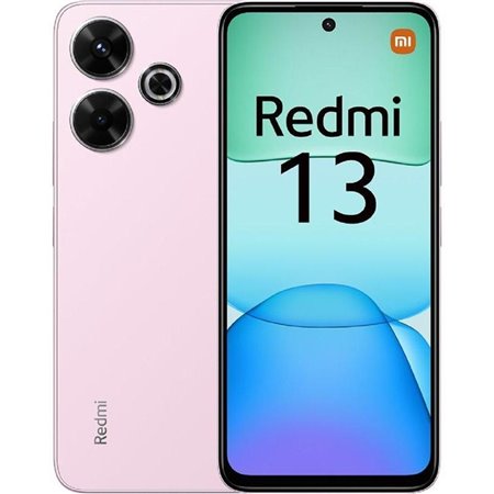 Smartphone celular xiaomi redmi 13 8gb - 256gb - 6,79 polegadas rosa pérola