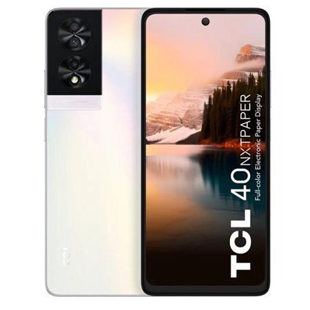 Celular tcl nxtpaper 6,78 polegadas 8 - 256 gb opalescente