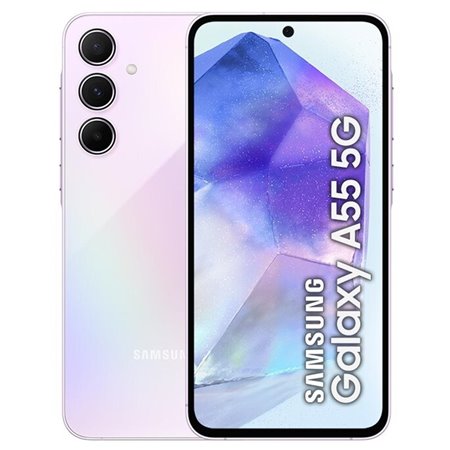 Celular samsung galaxy a55 5g 8 - 256gb roxo