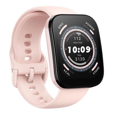 Relógio smartwatch Amazfit bip 5 rosa pastel cor rosa pastel