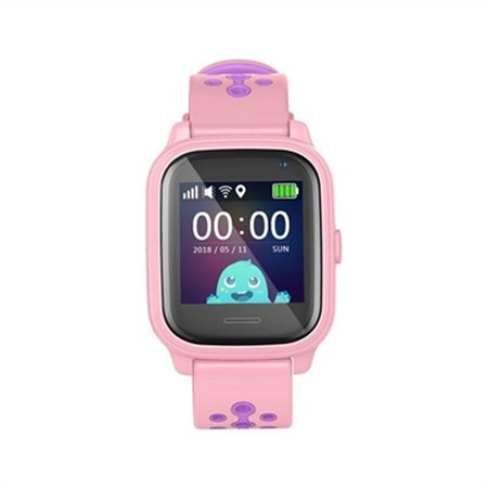 Leotec kids allo GPS relógio smartwatch anti-perda rosa e roxo 1,3 polegadas