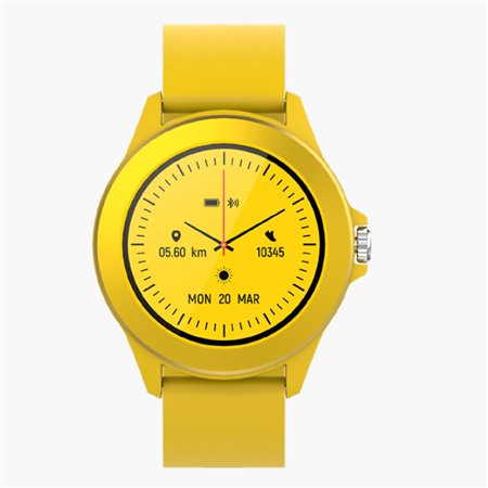 smartwatch para sempre colorum cw - 300 amarelo