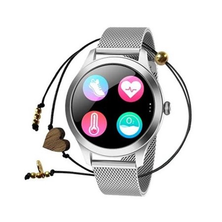 Smartwatch maxcom fw42 prata 1,09 polegadas