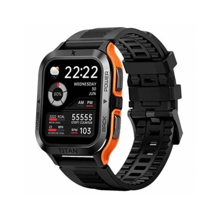 Smartwatch maxcom fw67 titan pro laranja 1,85 polegadas