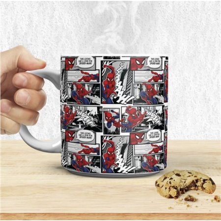 Caneca Paladone Spider xl - página de quadrinhos do homem