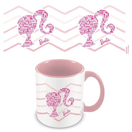 Caneca com silhueta de pirâmide da Barbie