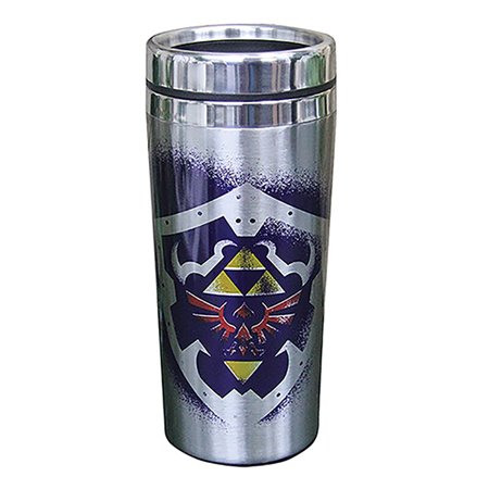 Paladone garrafa térmica de vidro escudo hylian 450 ml