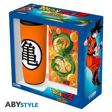 Conjunto de presente Dragon Ball Abysse vidro + caderno