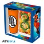 Conjunto de presente Dragon Ball Abysse vidro + caderno