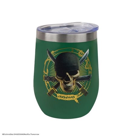 cinereplicas caneca térmica roronoa zoro de uma peça