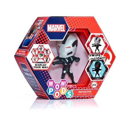 Figura uau! pod marvel - máquina de guerra