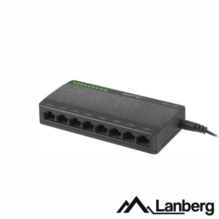 Switch De Rede Ethernet 1Gb/S 8 Portas Rj45 Lanberg