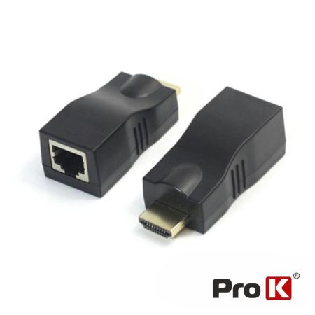 Extensor de Sinal HDMI Via RJ45 30M PROK