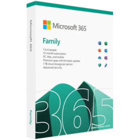 Microsoft Office 365 Familiar - Subscrição ESD 1 ano/6 utilizadores