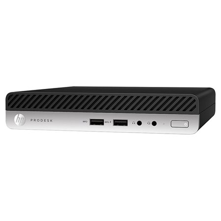 Computador HP ProDesk 400 G4 Mini PC, i3 8100T 1.7Ghz, 8GB, 240 SSD M.2, NO-DVD, Win 11 Pro - Recondicionado