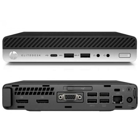 Computador HP Elite 800 G4 Mini PC WIFI, i5 8400 2.8Ghz, 8GB 240GB SSD M.2, NO-DVD, Win 11 Pro - Recondicionado