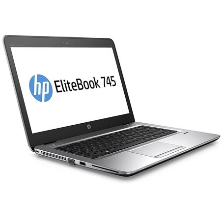 Portátil HP Ultrabook 745 G3, AMD PRO A12 8800B 2.1Ghz, 8GB, 180 SSD, 14" FHD, NO-DVD, Win 10 Pro - Recondicionado