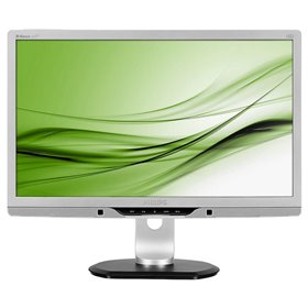 Monitor Philips, 22" FHD, LED, VGA/DVI, Preto/Prata - Recondicionado Monitor Philips, 22" FHD, LED, VGA/DVI, Preto/Prata - Recondicionado