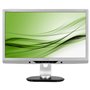 Monitor Philips, 22" FHD, LED, VGA/DVI, Preto/Prata - Recondicionado