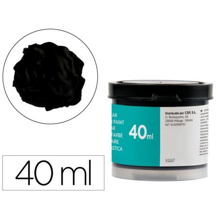 Guache Escolar 40 Ml Preto