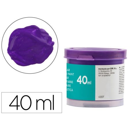 Guache Escolar 40 Ml Violeta