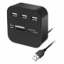 Hub Usb-A P/ 3X Usb-A 4X Cartões Sd