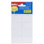 Apli Pacote de 48 Etiquetas Brancas 25x40mm - Adesivo Permanente - 8 Etiquetas por Folha