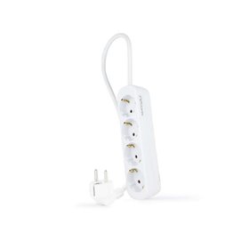 Power Strip Nanocable 4 Tomadas - 1,4m - Cor Branca Power Strip Nanocable 4 Tomadas - 1,4m - Cor Branca