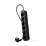 Power Strip Nanocable 6 Tomadas - 1,4m - Cor Preta