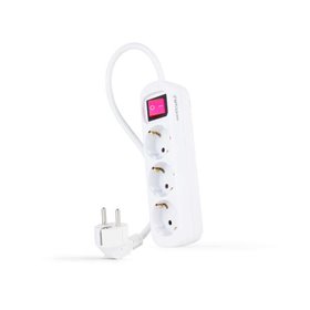 Nanocable Power Strip 3 Tomadas Switch 1,4m - Cor Branca Nanocable Power Strip 3 Tomadas Switch 1,4m - Cor Branca