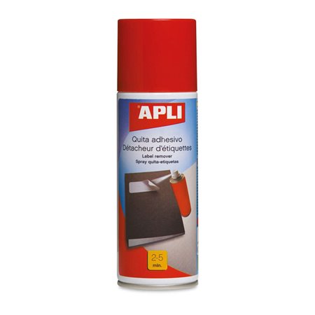 Spray Removedor de Adesivo Apli - 200ml - Remove facilmente resíduos de Adesivo e Cola em Madeira, Cerâmica, Vidro, Metal e Plás