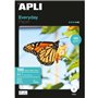 Papel Fotográfico Apli Everyday A4 180gr - Acabamento Brilhante - 100 Folhas