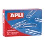 Apli Clips Fio Nº 4 - 50mm - Acabamento Galvanizado Prata - 80 Unidades por Caixa - Organize seus Documentos