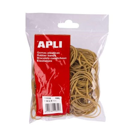 Elásticos Apli Ø 80 x 2 mm - Alta Qualidade - Saco com 100g