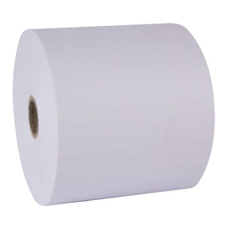 Rolo de Papel Apli Electra - 57x65x12mm - Resistente à Água e Rasgos - Ideal para Etiquetas e Sinalização - Branco