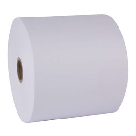 Rolo de papel Apli Electra - 76,5 x 65 x 12 mm - Resistente à água e rasgos - Ideal para etiquetas e sinalização - Branco