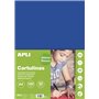 Cartolina Apli Azul Escuro A4 170g 50 Folhas