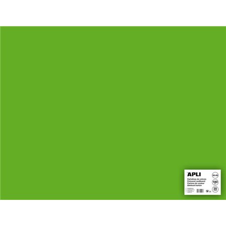 Apli Grama Verde Cartolina 50 x 65cm 170g 25 Folhas