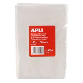 Sacos Transparentes de Polipropileno Apli 120x180mm - Calibre 120 - Alta Resistência e Flexibilidade - Uso Alimentar Sacos Transparentes de Polipropileno Apli 120x180mm - Calibre 120 - Alta Resistência e Flexibilidade - Uso Alimentar