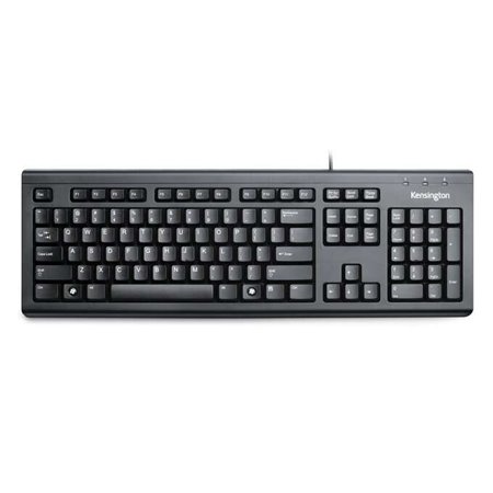 Teclado de membrana USB Kensington Value - Teclas sensíveis ao toque - Cabo de 1,50 m